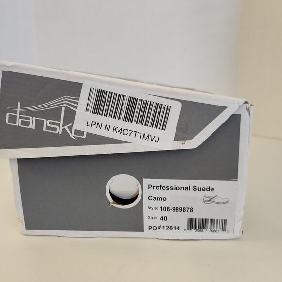 Dansko Women’s Professional Clogs –Rocker Sole Arch Support Suede 9.5-10 M US - Picture 9 of 9